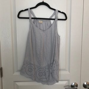Anthropologie eyelet tank